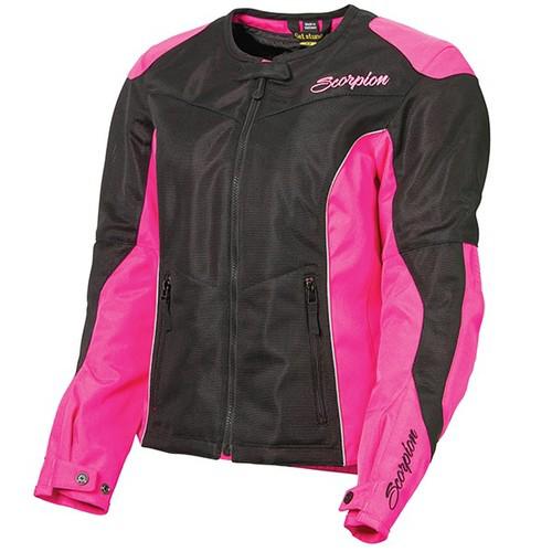 Scorpion verano womens jacket pink/black