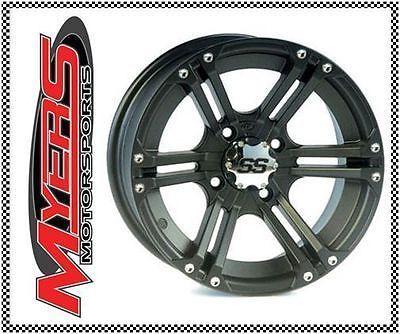 Yamaha grizzly 550  itp ss212 black wheels 12" ymf550 atv all 4