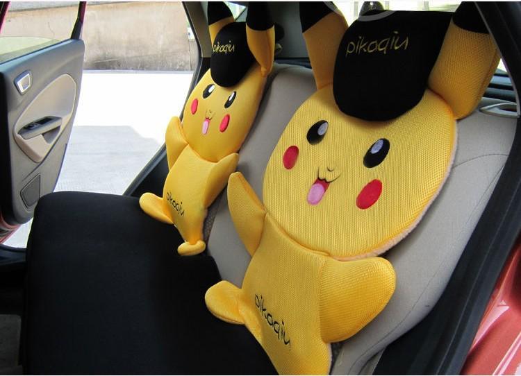 Pikachu car seat cover sandwich fibre automobile seat cover 