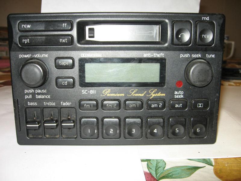 1995-97 volvo 850 glt radio stereo tape deck 