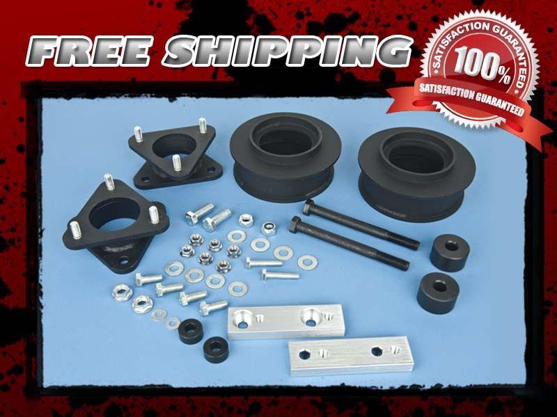 Carbon steel lift kit front 3" rear 1" w/ differential skid plate drop 4wd 4x4