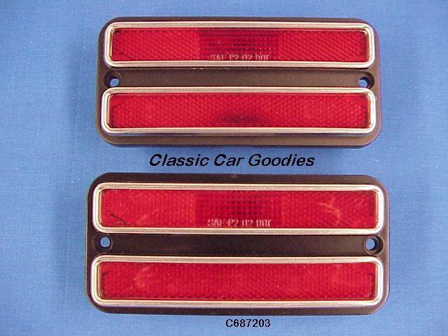 1968-1972 chevy truck red side markers 1969 1970 1971