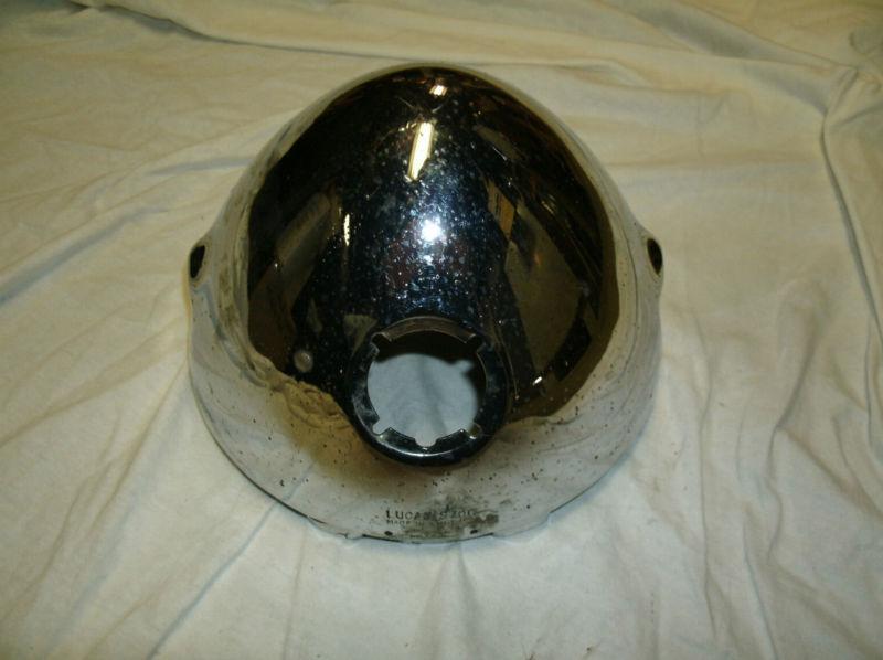 Lucas 7" headlight shell triumph bsa norton 1960's
