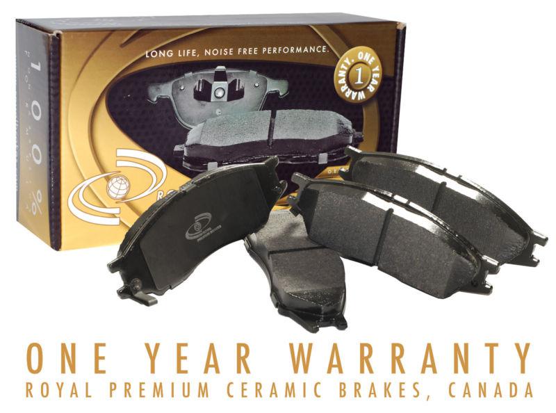 New rear ceramic brake pad set d702a one year warranty royal brakes canada