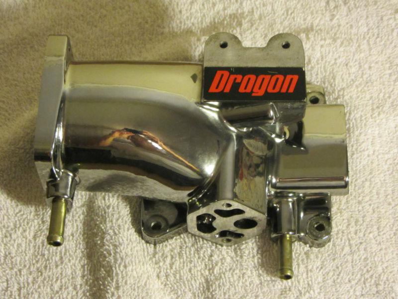 Dragon performance chrome upper intake plenum, 96-04 ford mustang gt