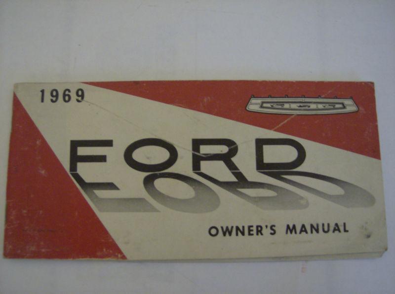 1969 ford owners manual