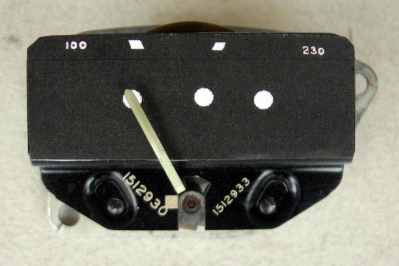 1955 1956 chevy manual temperature gauge item #1