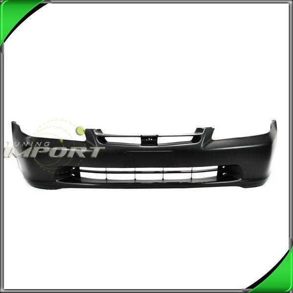 98-00 honda accord 4dr front bumper cover replacement black plastic non-primed