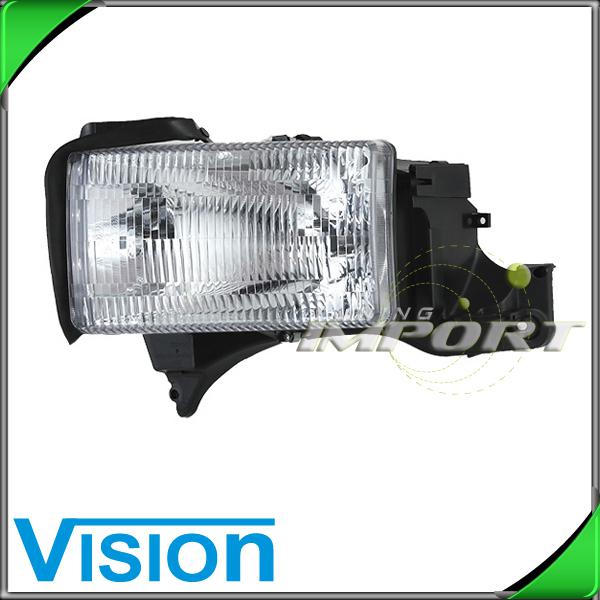 Driver side left l/h headlight lamp assembly replacement 1994-2001 dodge ram