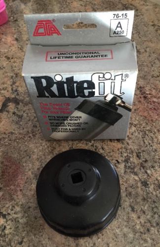 Cta ritefit oil filter wrench 76-15 a a250 new in box