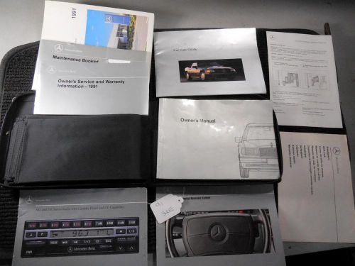 91 mercedes e300 300e 300ce diesel owner&#039;s manual ships today!
