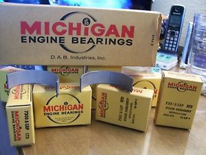8 new connecting rod bearings for the 1959 to 1976 big block ford engine std.