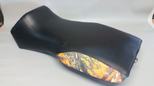 Polaris xpress 300 seat cover  in 2-tone black &amp; orange camo (rear) or 25 colors