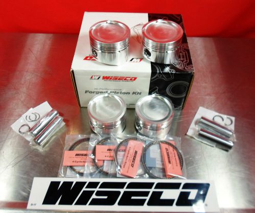 Wiseco forged pistons toyota starlet glanza ep82 ep91 4e 5e turbo 8.5:1 74mm