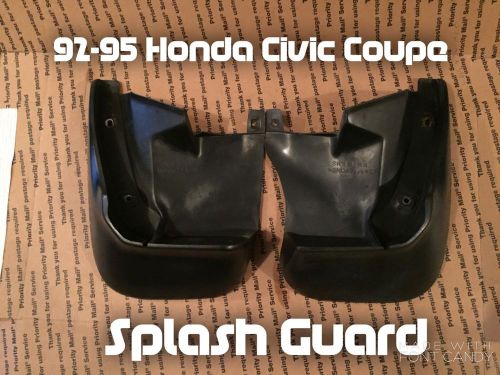1995 honda civic coupe rear mud flap splash guard 92 92 94 2dr w/hardware