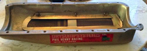 Oil pan -chevrolet 427 -henny dry sump engine -imsa scca 3 three stages pu- new