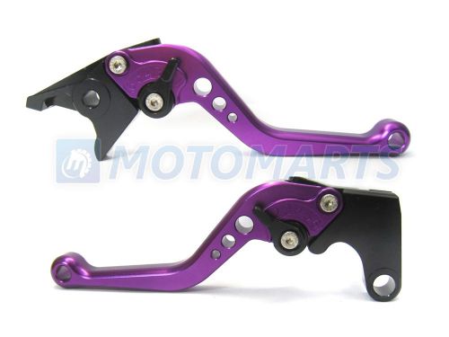 Purple cnc brake clutch levers for honda vf750s vfr750 vfr800 vfr800f vtr1000f