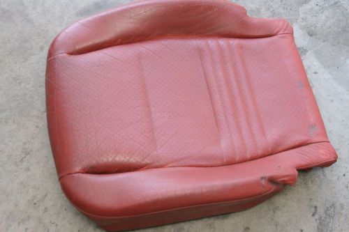 Porsche 996 986 boxster 97-05 seat bottom cushion right special red leather