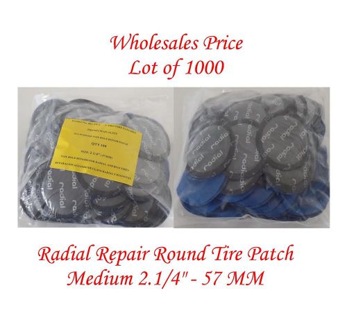 1000 pieces radial repair round tire patch medium 2.1/4&#034;-57 mm superior quality