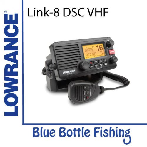 Lowrance vhf marine radio - link-8 - dsc
