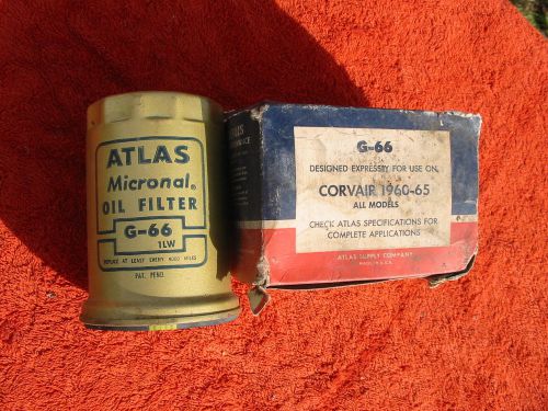 2 atlas corvair oil filters part g-66 !960-65, maybe to 1969 very good condition