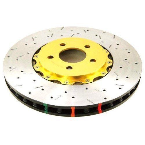 Dba (52224gldxs) 5000 series 2-piece drilled and slotted disc brake rotor with g