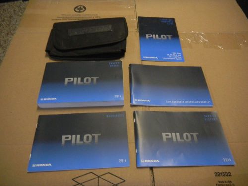2014 honda pilot owners manual set with free shipping