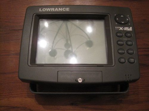 Lowrance lcx-15mt sonar gps fishfinder chartplotter