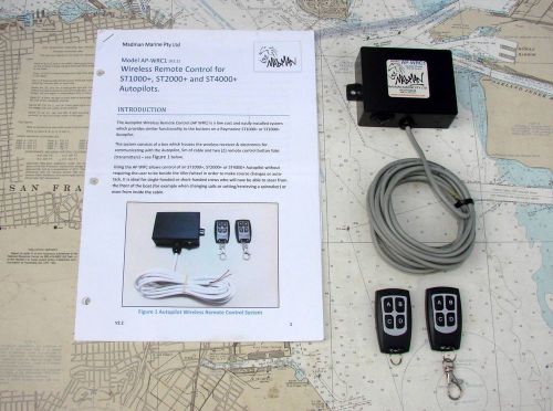 Madman marine ap-wrc1 wireless autopilot remote control system-12 photos-l@@k !!