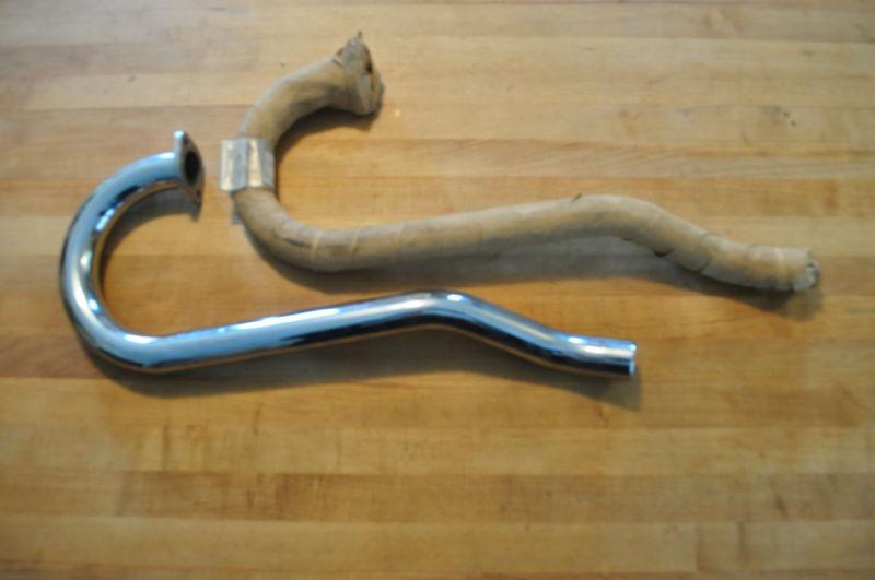 Benelli wards riveside 175 scr header pipe or cafe' racer, new old stock