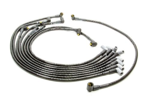 Woody wires black spiral core woody wires sbc spark plug wire set p/n s816