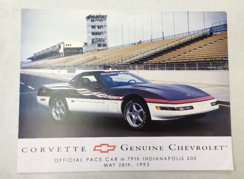 1995 corvette pace car poster (2)
