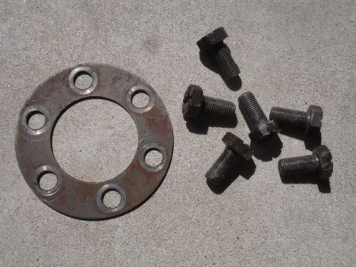 Ford 260 289 hipo flywheel retainer ring and bolts 64 65 66 67 68 69 mustang