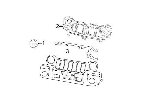Chrysler oem jeep headlight wiring harness 55155946aa image 3
