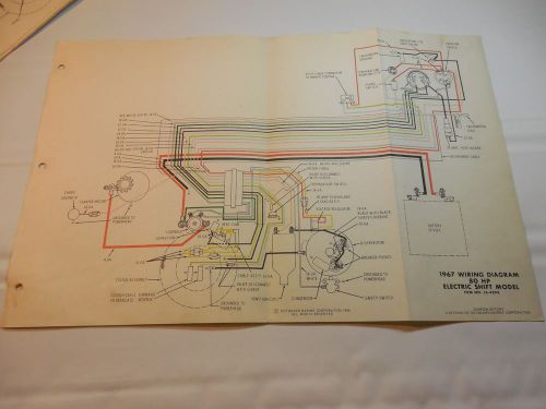 1967 johnson 80hp outboard wiring diagram vintage motor electric js-4296