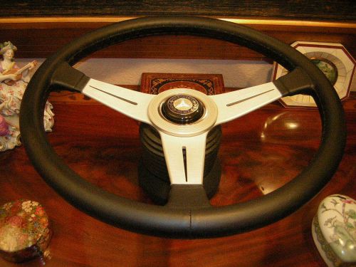 Mercedes steering wheel  560 sl 1980 - 86 leather  15.3&#034; new nos