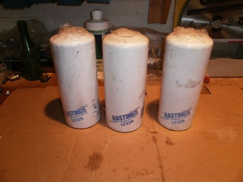 Hastings lf226 oil filters 3 pieces nos