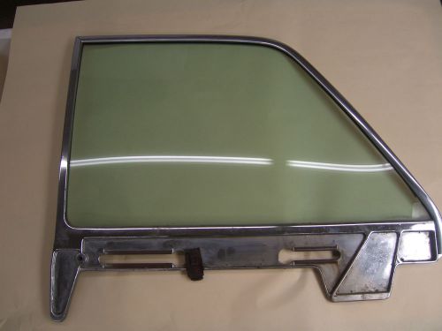 1961 61 62 63 lincoln continental drivers rear side window glass frame chrome