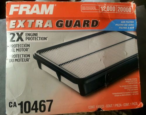 Fram extra guard ca10467 air filter - special configuration 2x engine protection