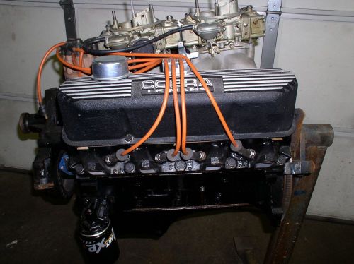 Ford 427 fe side oiler complete engine, rebuilt medium riser tunnel wedge