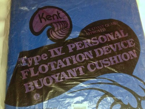 Kent u.s coast guard approved type iv personal flotation device buoyant cushion