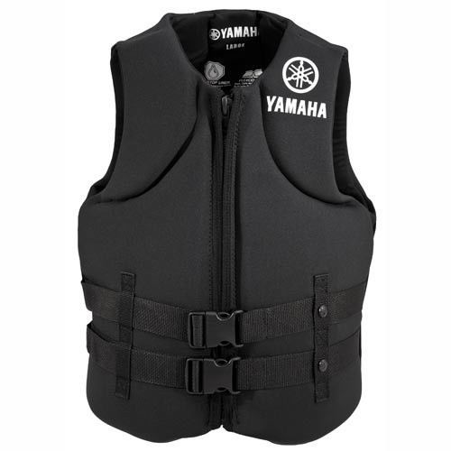 Yamaha value neoprene 2-buckle pfd life vest black l