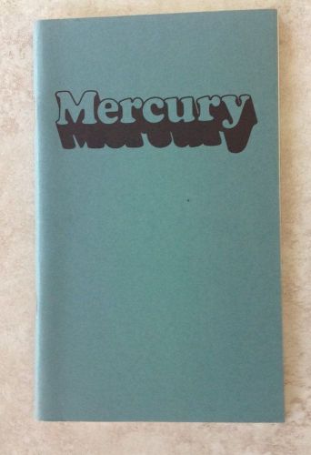1974 mercury owners manual