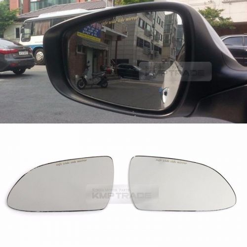 Rearview blind spot curved side mirror glass lh rh for kia 2011-2012 cadenza k7