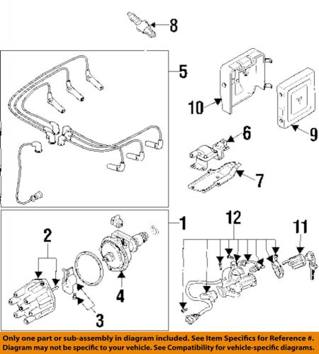 Mitsubishi oem 92-94 montero 3.0l ignition system-ignition coil bracket md134596