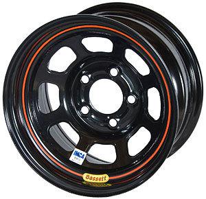 Bassett wheels 58d53i black imca d-hole wheel