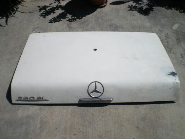 Mercedes 230 250 280 sl trunk lid with emblems