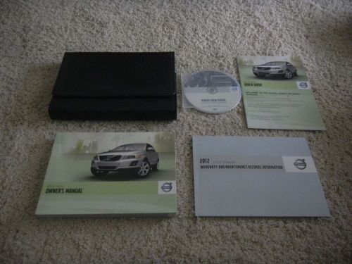 2012 volvo xc60  owners maunal set + free shipping