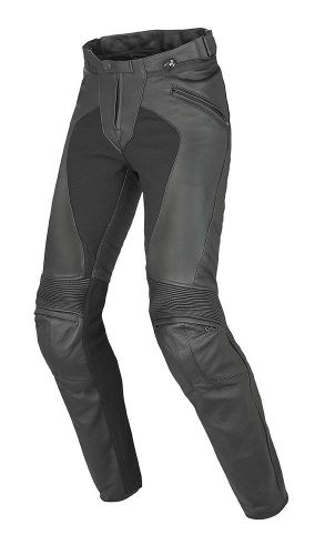 Dainese pony c2 womens leather motorcycle pants  black