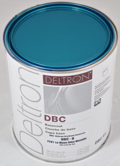 Ppg dbc deltron basecoat le mans blue metallic gallon auto paint
